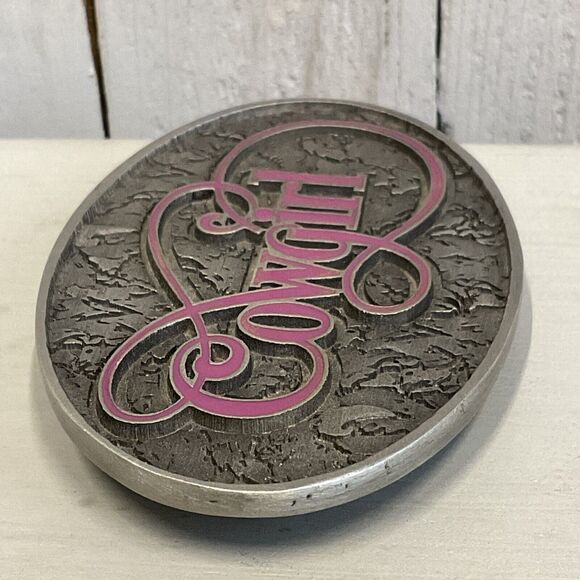 SpecCast Cowgirl Belt Buckle Womens Pewter Oval Western Textured Ladies Rodeo - Picture 6 of 6